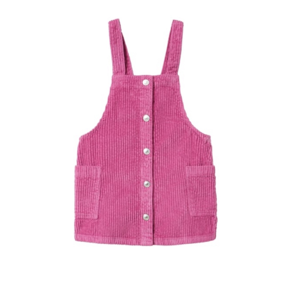 Zara girl cord pinafore NWT